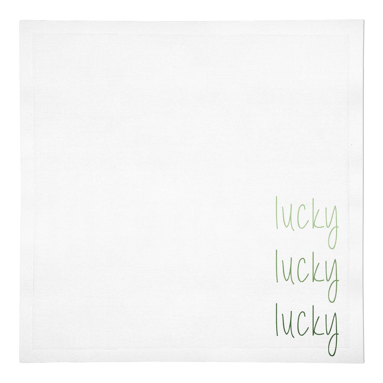Simple Lucky Ombre Napkin 10" x 10" Cotton Twill Napkin